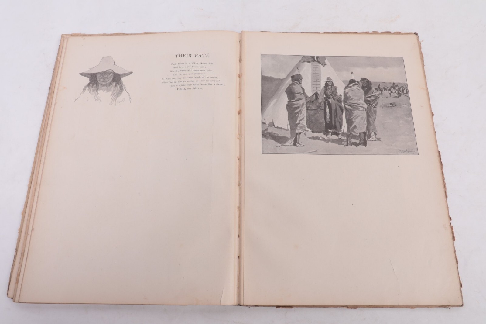 1902 “Done In The Open” Drawings By Frederic Remington ~ Over Size Book