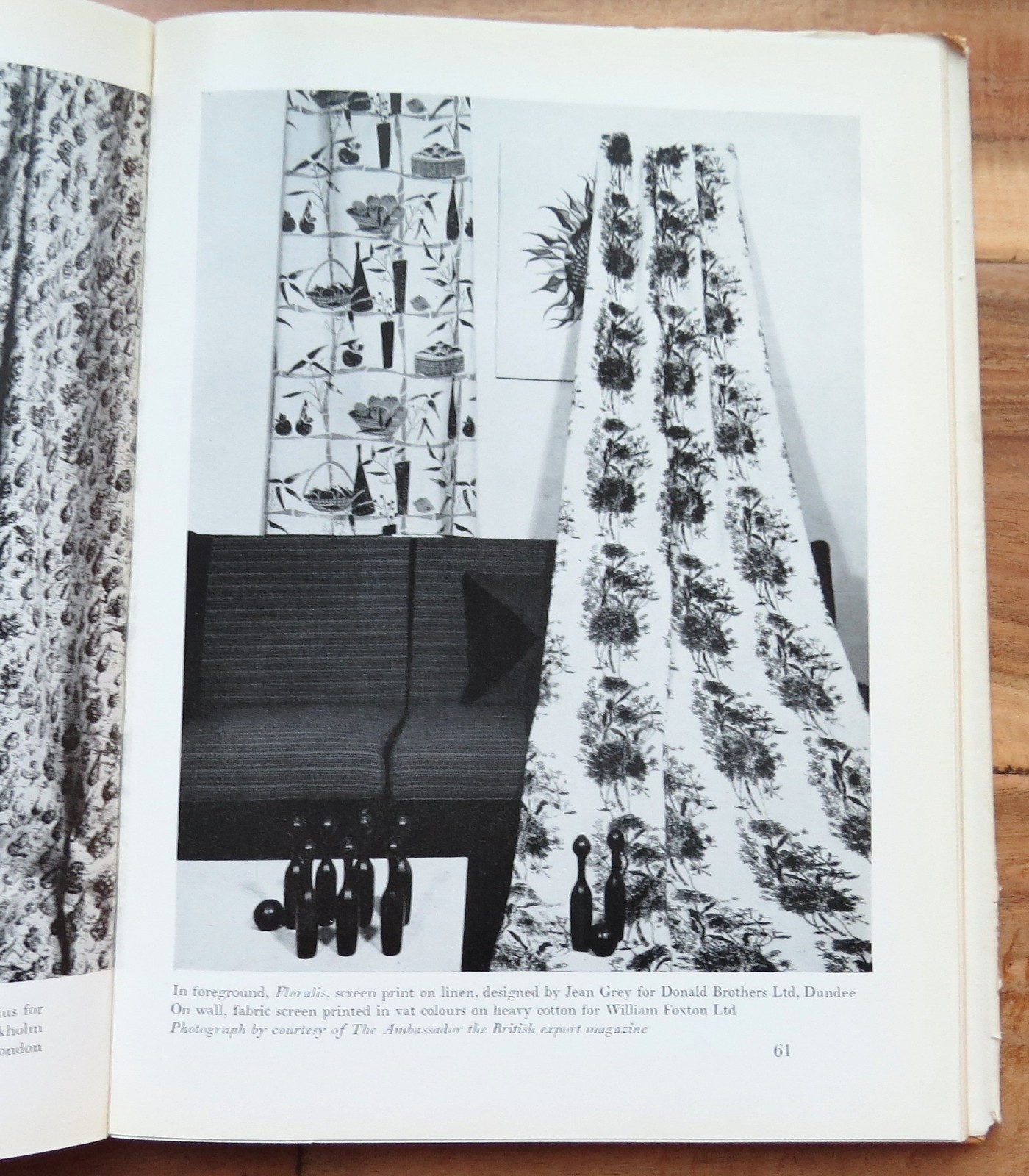 PRINTED TEXTILE DESIGN Terence Conran 1957 1st Ed. MCM Fabric Printing