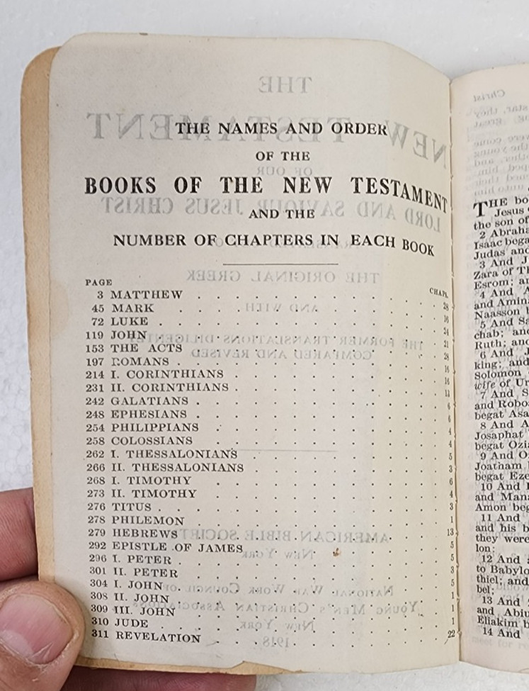 American Bible Society The New Testament 1918