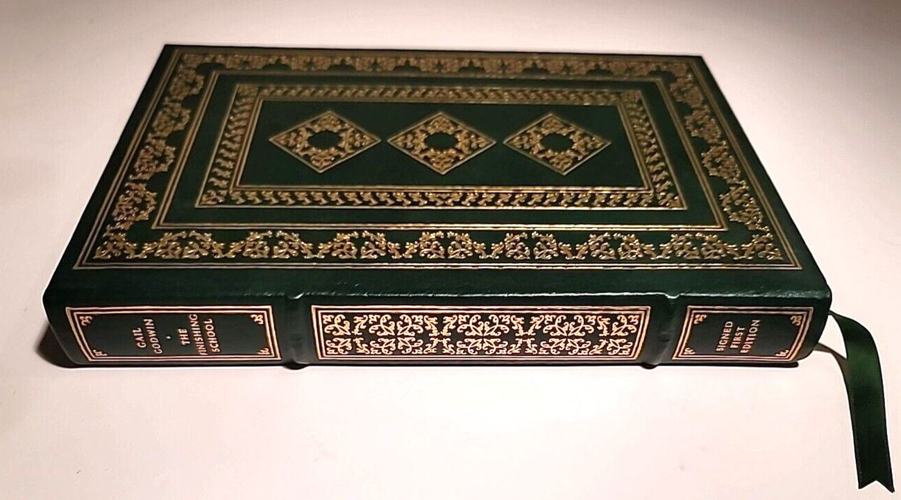 THE FINISHING SCHOOL by Gail Godwin The Franklin Library. Signed First Edition