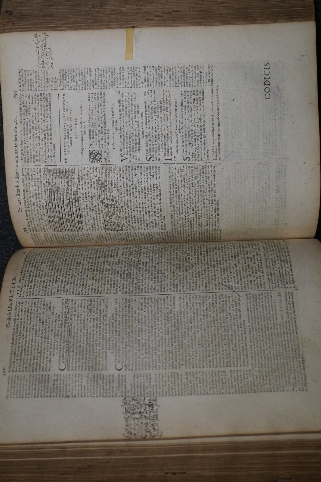 Corpus Iuris Civilis Body of Civil Law 1652 Antique Book Dionysii Gothofredi
