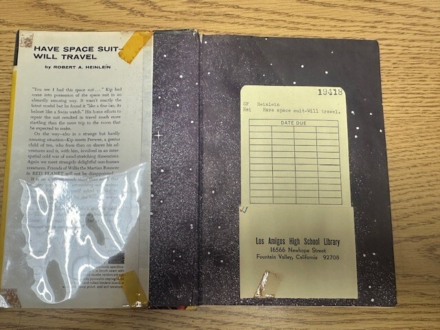 Robert A Heinlein HAVE SPACE SUIT—WILL TRAVEL 1st Ed 1958 Library Copy