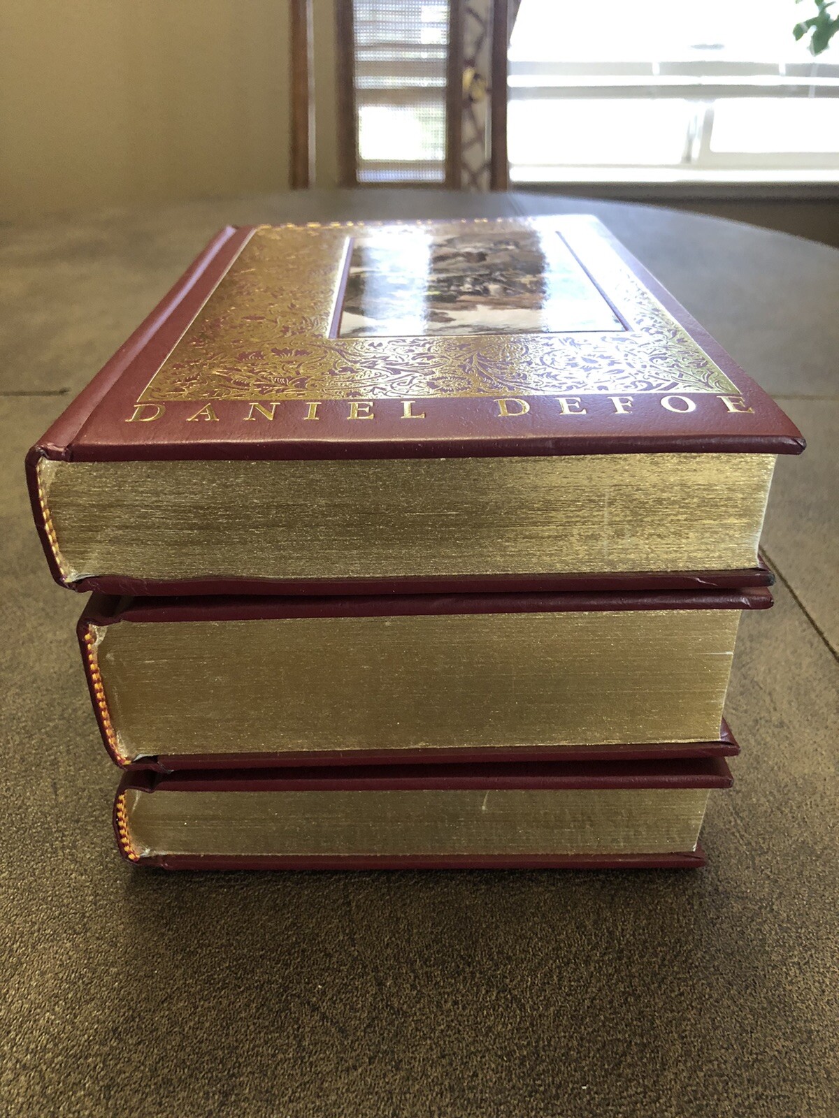 Alexandre Dumas & Daniel Defoe Deluxe Reprints, Trident Press. 3 books combo.