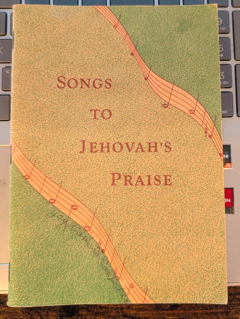 1950 Songs to Jehovah’s Praise Songbook Green soft cover Watchtower Jehovah WOW!