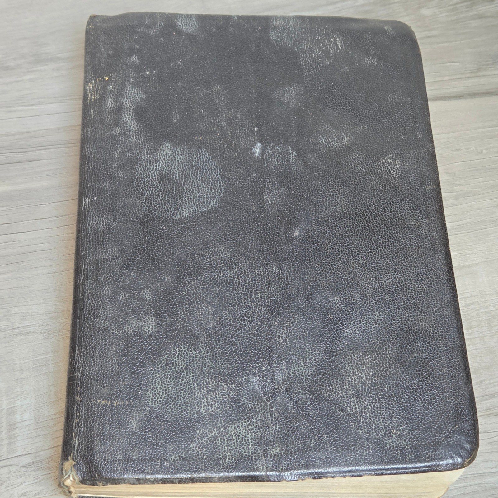 Thompson Chain Bible Kirkbride KJV Black Maps VTG Morocco Leather Mid-1900s