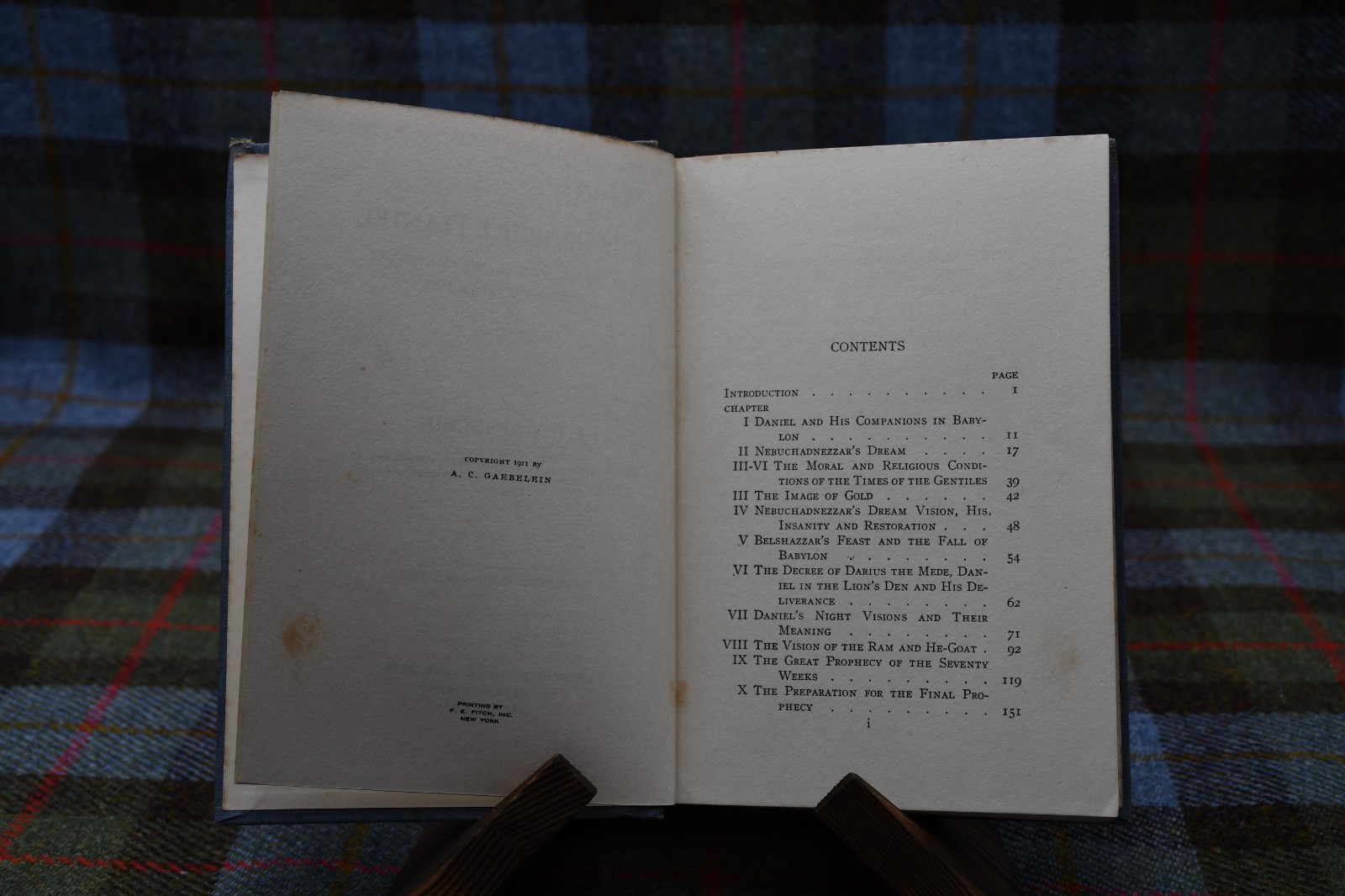 The Prophet Daniel by A.C. Gaebelein (Hardback)