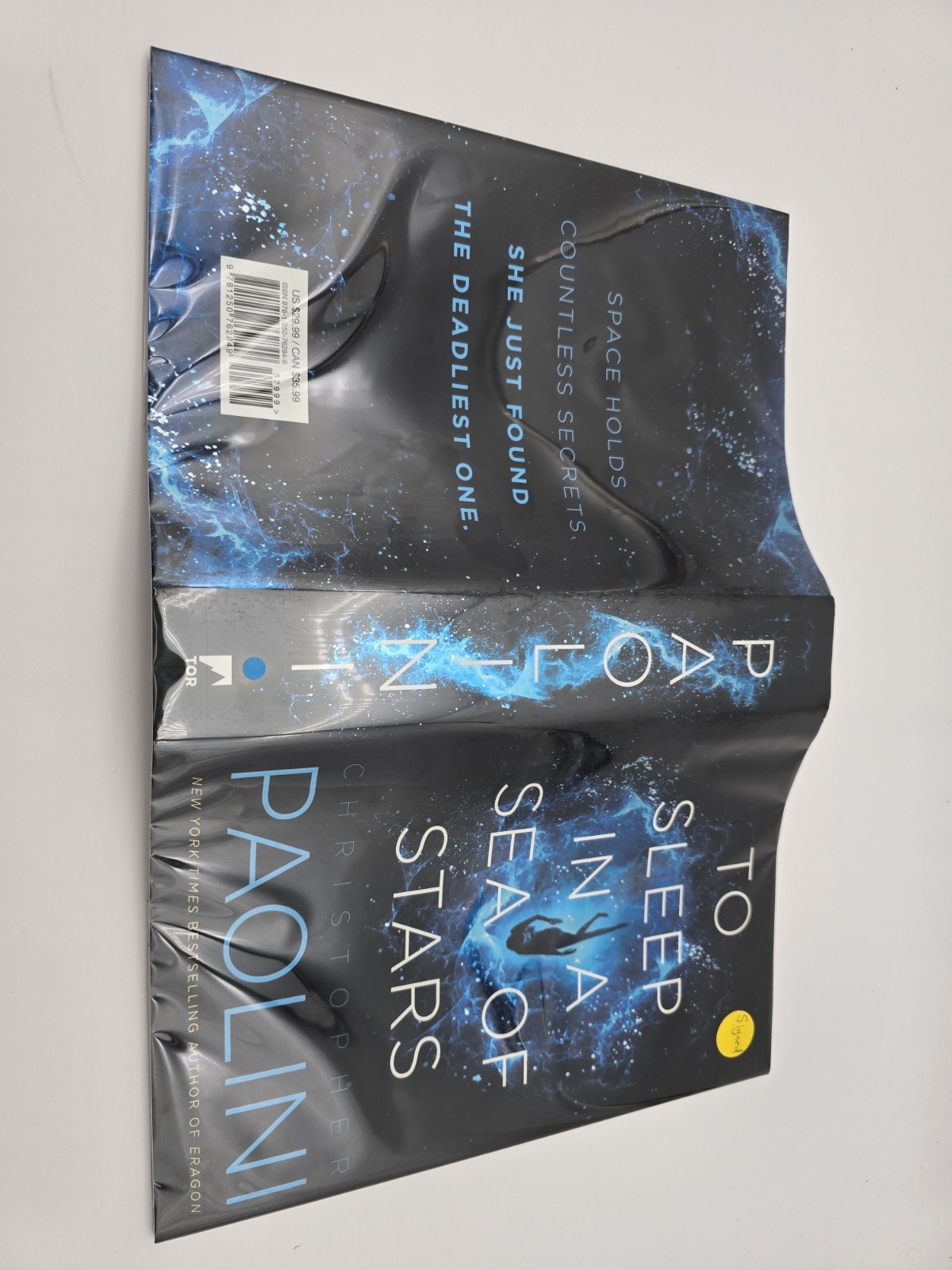 SIGNED~To Sleep In A Sea Of Stars~Christopher Paolini~1st Ed, 1st Printing~HC DJ