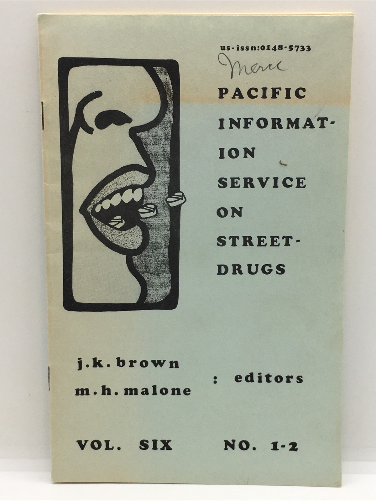 1978 Pacific Information Service On Street Drugs LSD, Cocaine, J. K. Malone