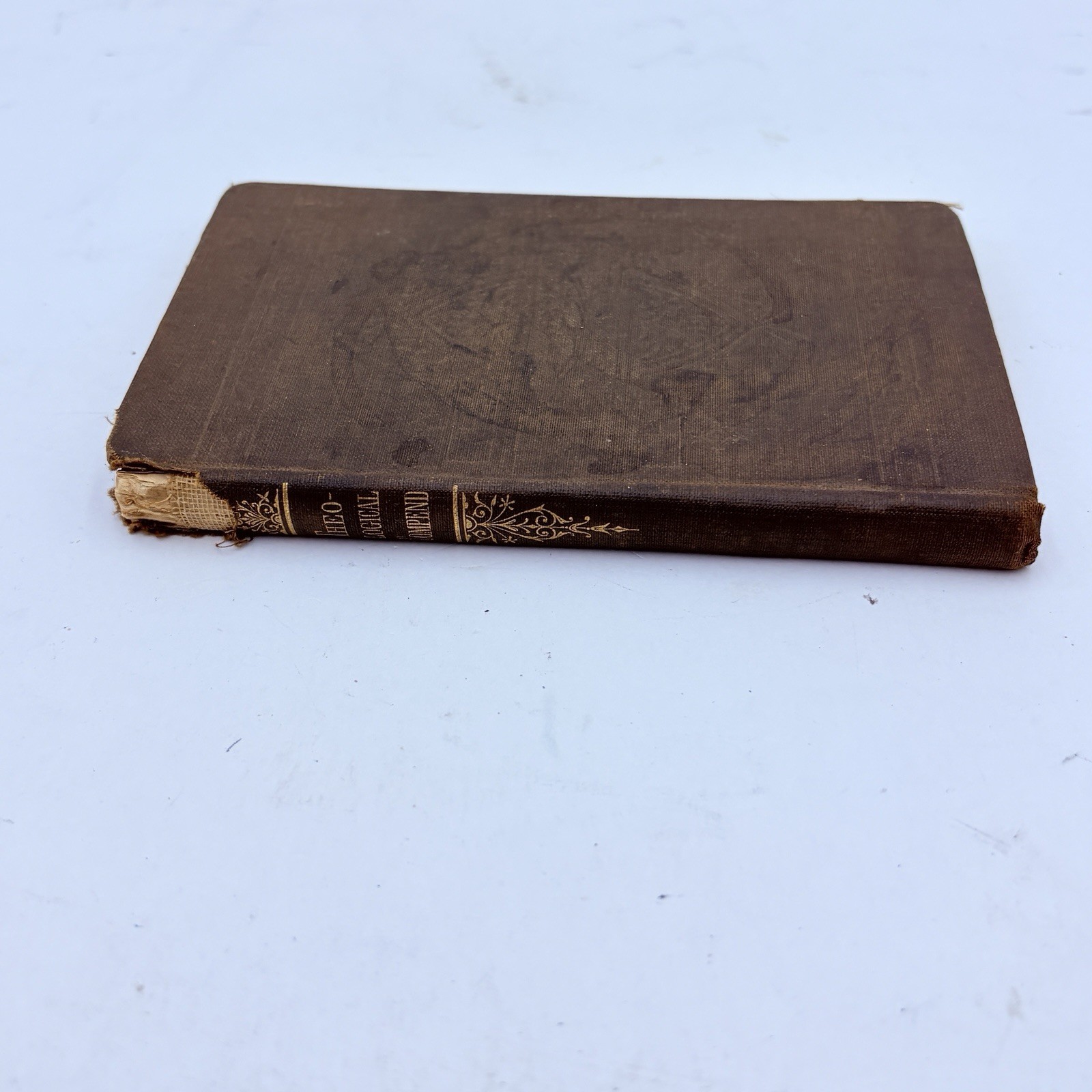 The Theological Compound Contains A System of Divinity 1883 – Antique Book