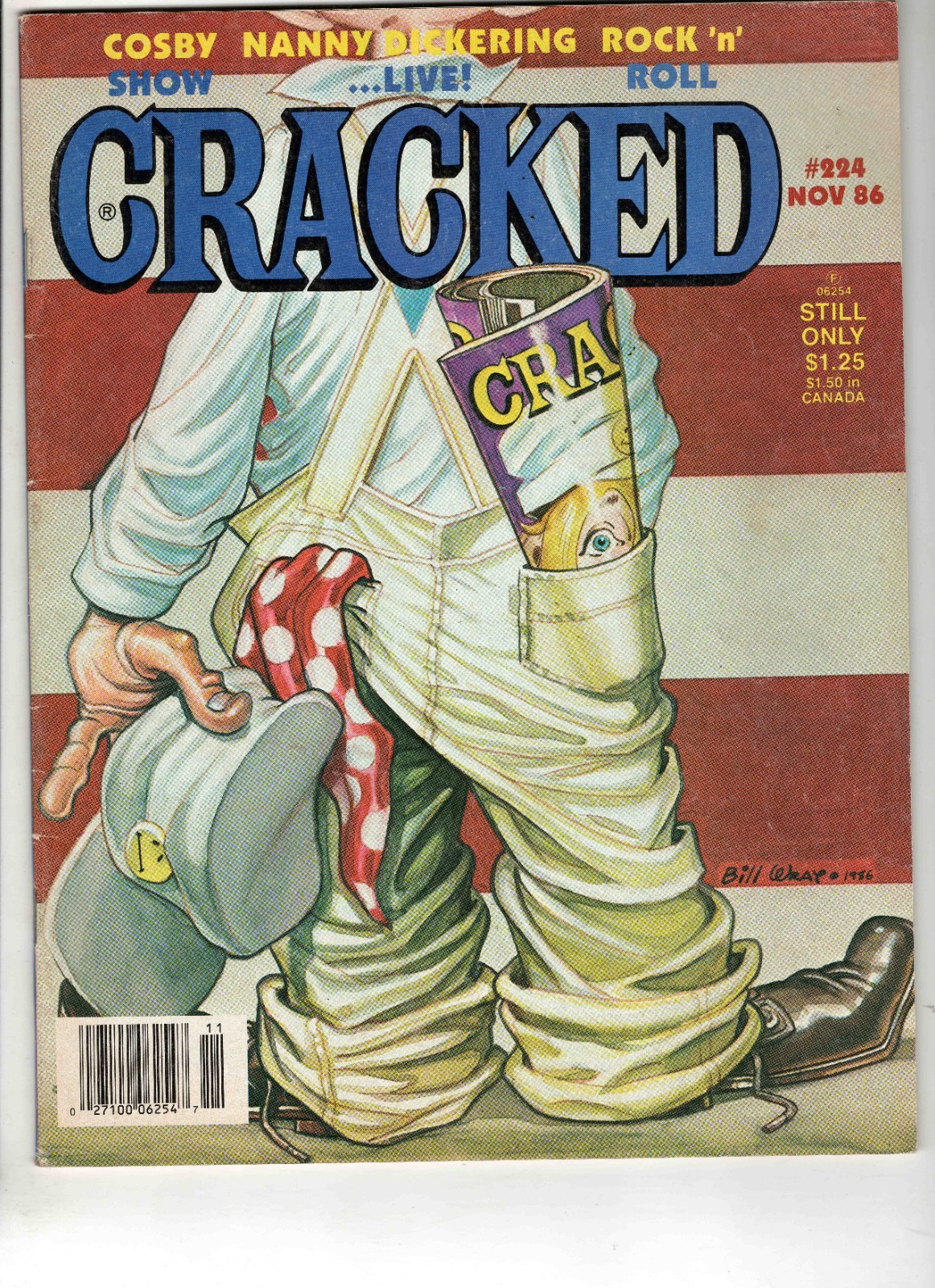 Cracked Magazine #224 Nov 1986 Cosby Show