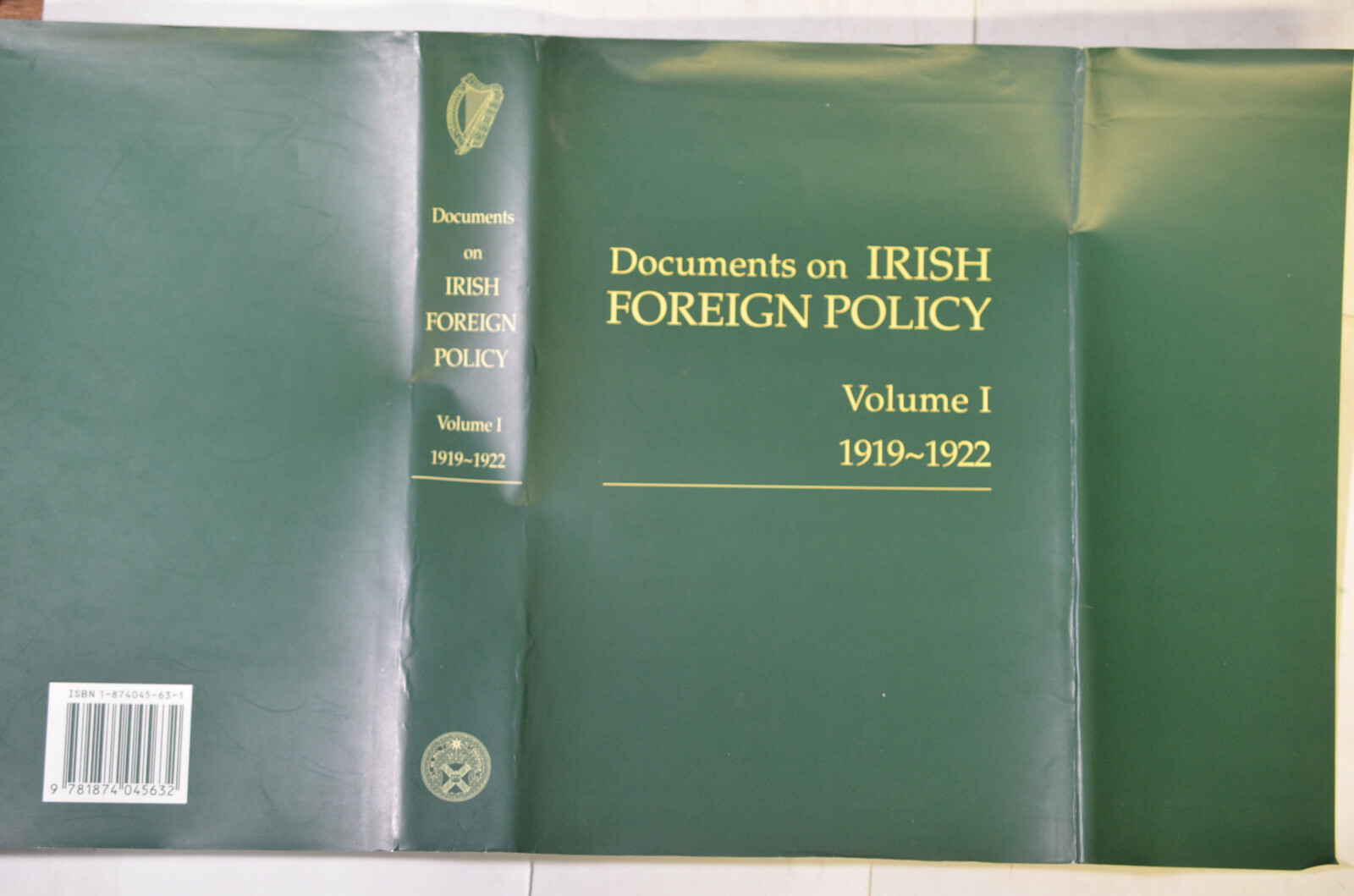 Documents on Irish Foreign Policy: 1919-22, Fanning et al, 1998, HC/DJ, Ireland