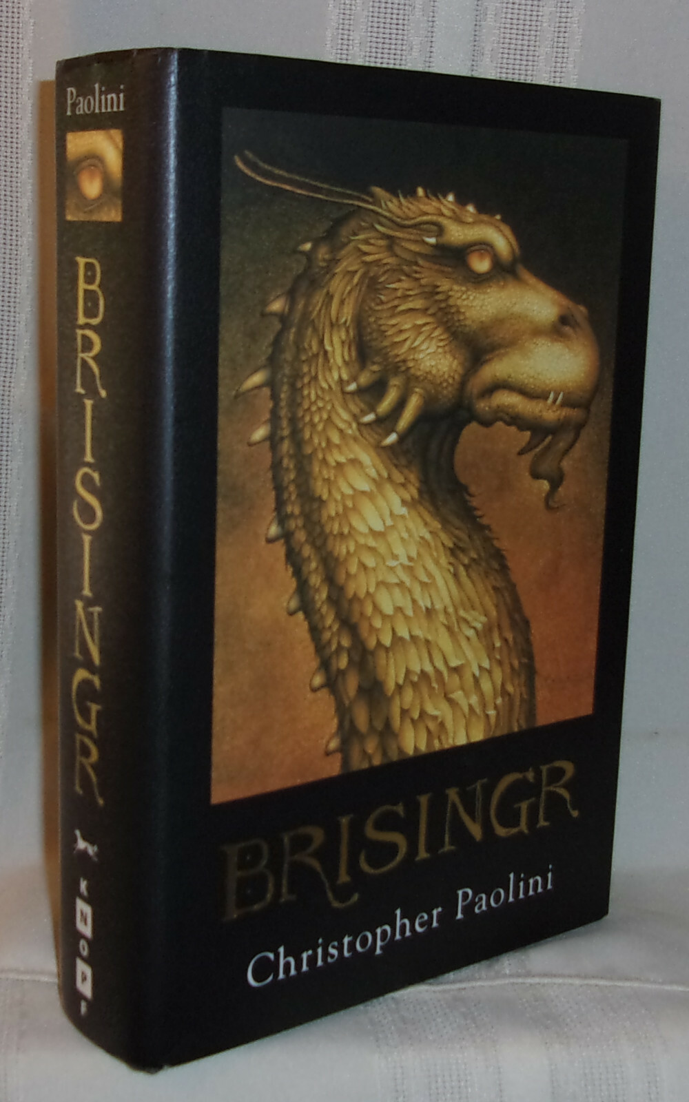 Christopher Paolini BRISINGR First edition Fine HC in DJ Fantasy Inheritance #3
