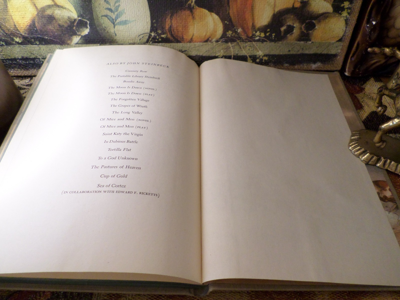 The Red Pony 1945 John Steinbeck FIRST EDITION Vintage Hardcover /w Slipcase
