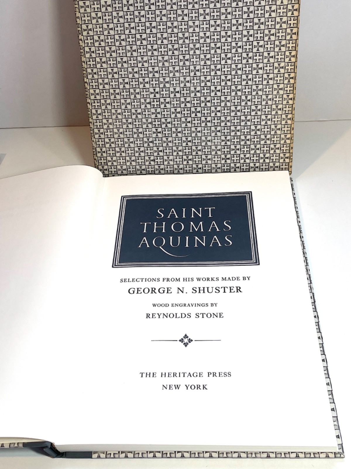 Saint Thomas Aquinas Selected Writings Heritage Press 1971 Illustrated Slipcase