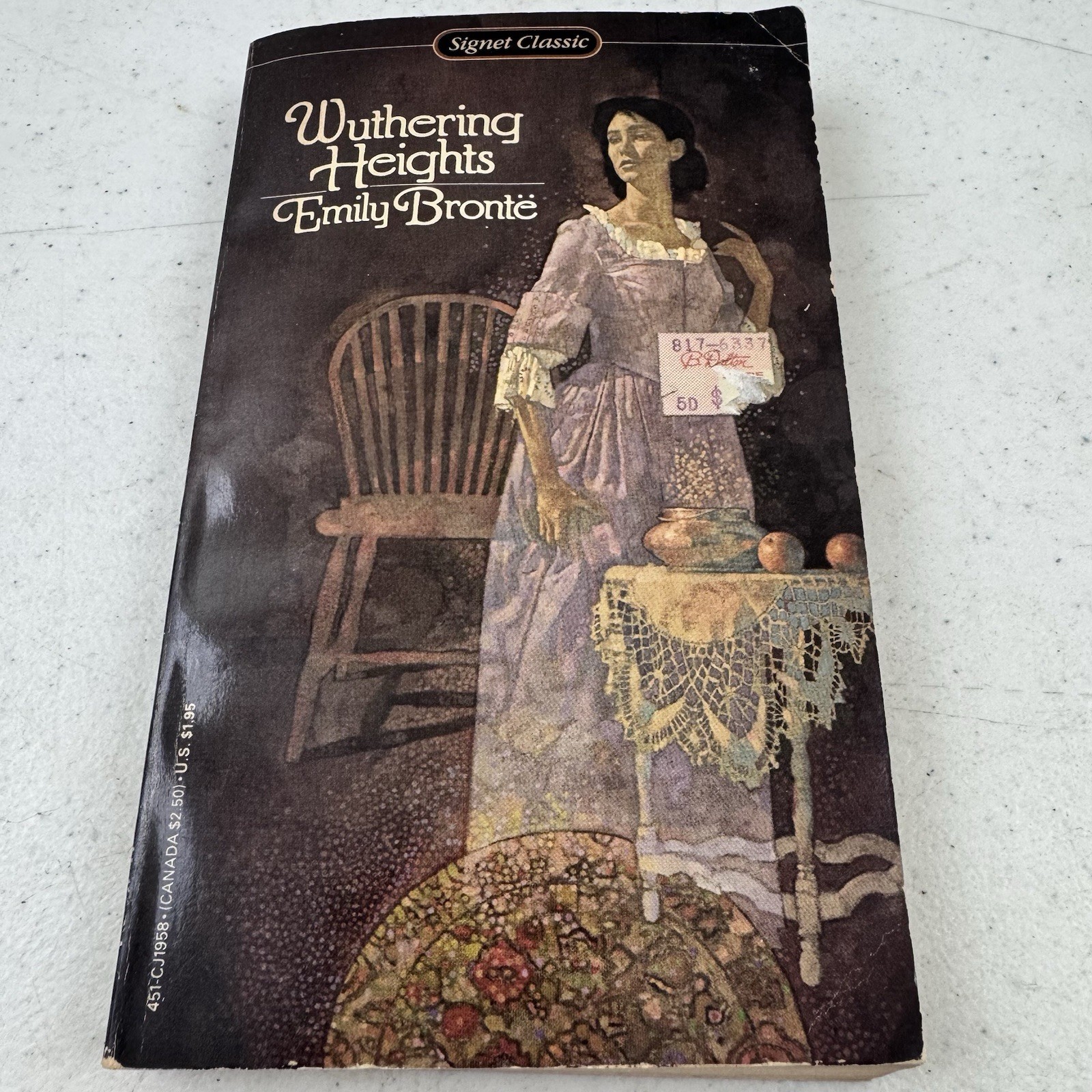 Wuthering Heights by Emily Bronte 1959 Signet Classic Vintage Paperback