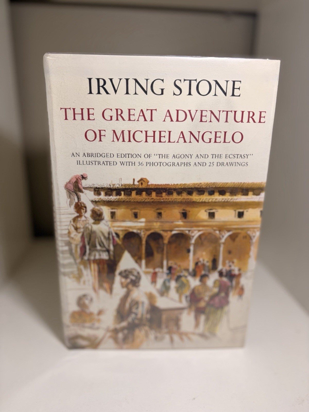 The Great Adventure of Michelangelo Irving Stone 1961 HCDJ 1st Edition Ex Lib