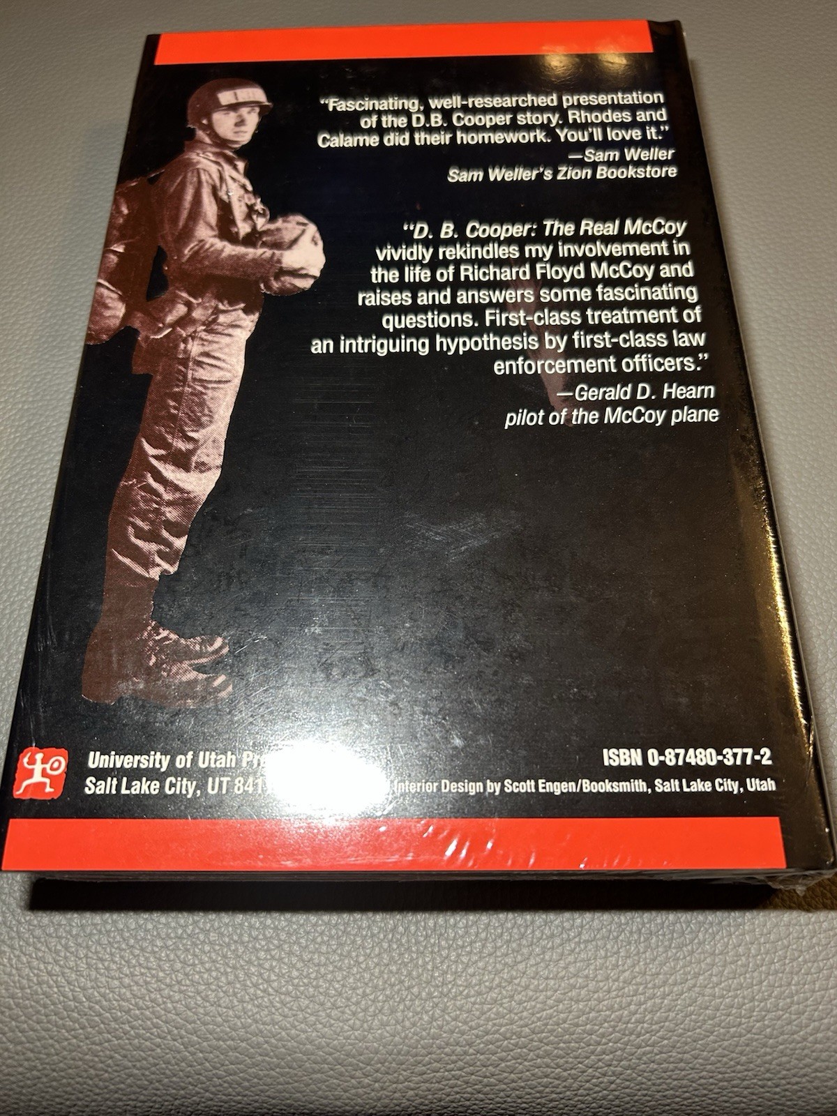 D.B. Cooper The Real McCoy B. Rhodes 0-87480-377-3 RARE NEW UNOPENED