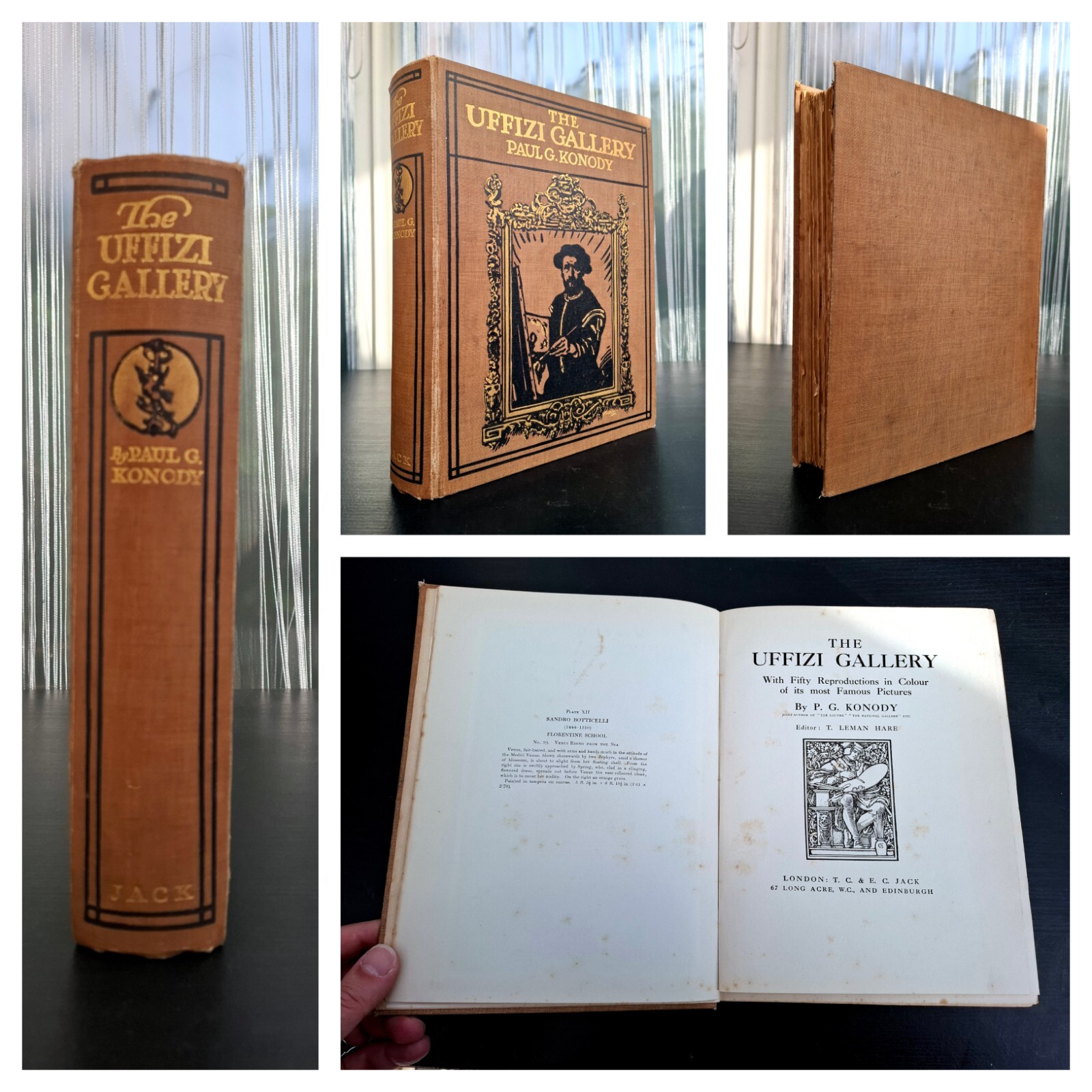 1912 – The Uffizi Gallery Paul G Konody Illustrated Colour Plates First Edition