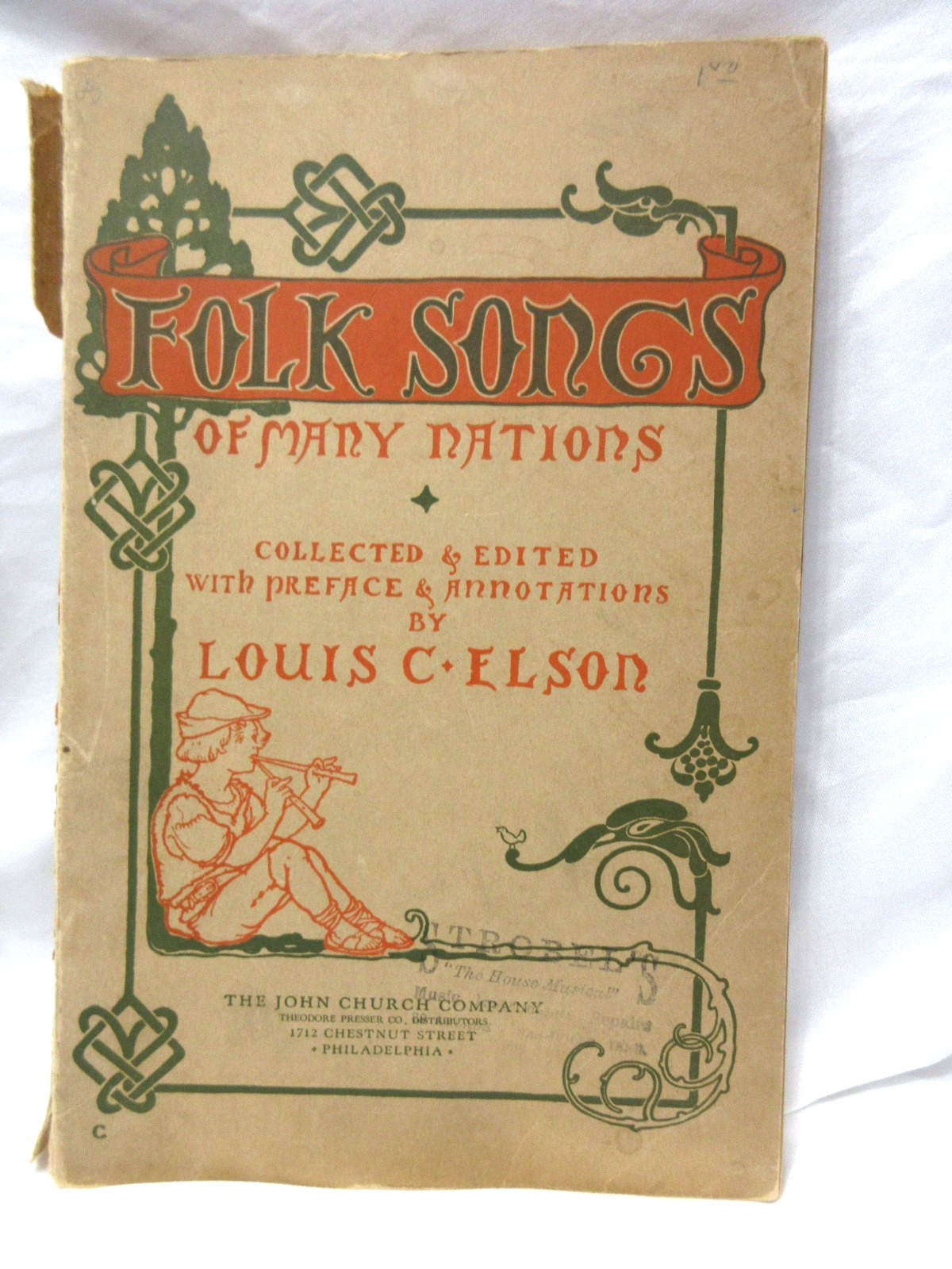 Folk Songs of Many Nations, 1905, Louis C. Elson Ed., The John Church Co., 1st E