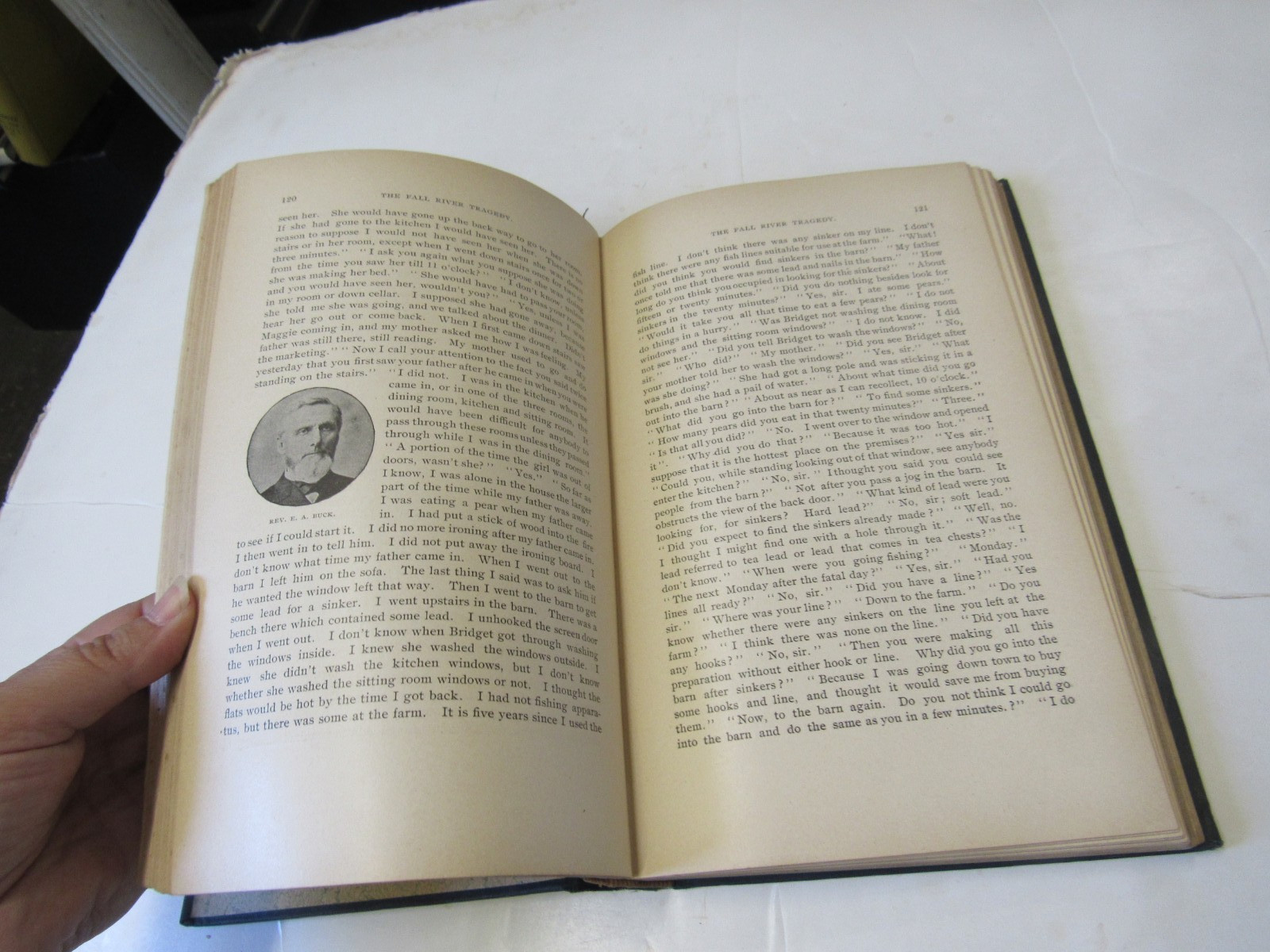 1893 Fall River Tragedy by Edwin Porter, Lizzie Borden Murders, Rare Book