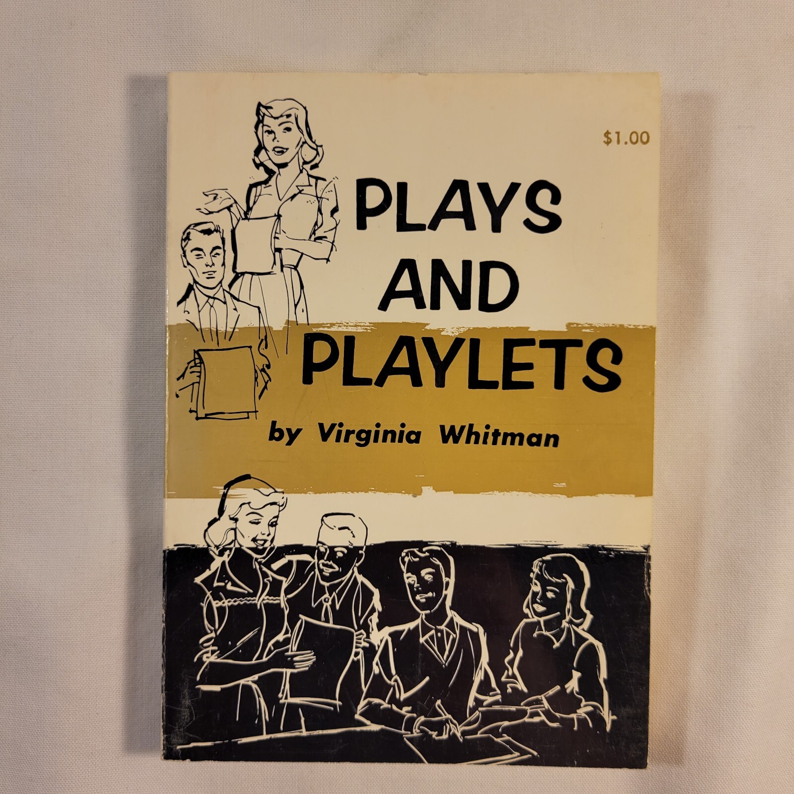 Plays And Playlets Virginia Whitman Vintage 1959 Moody Press Book Christian