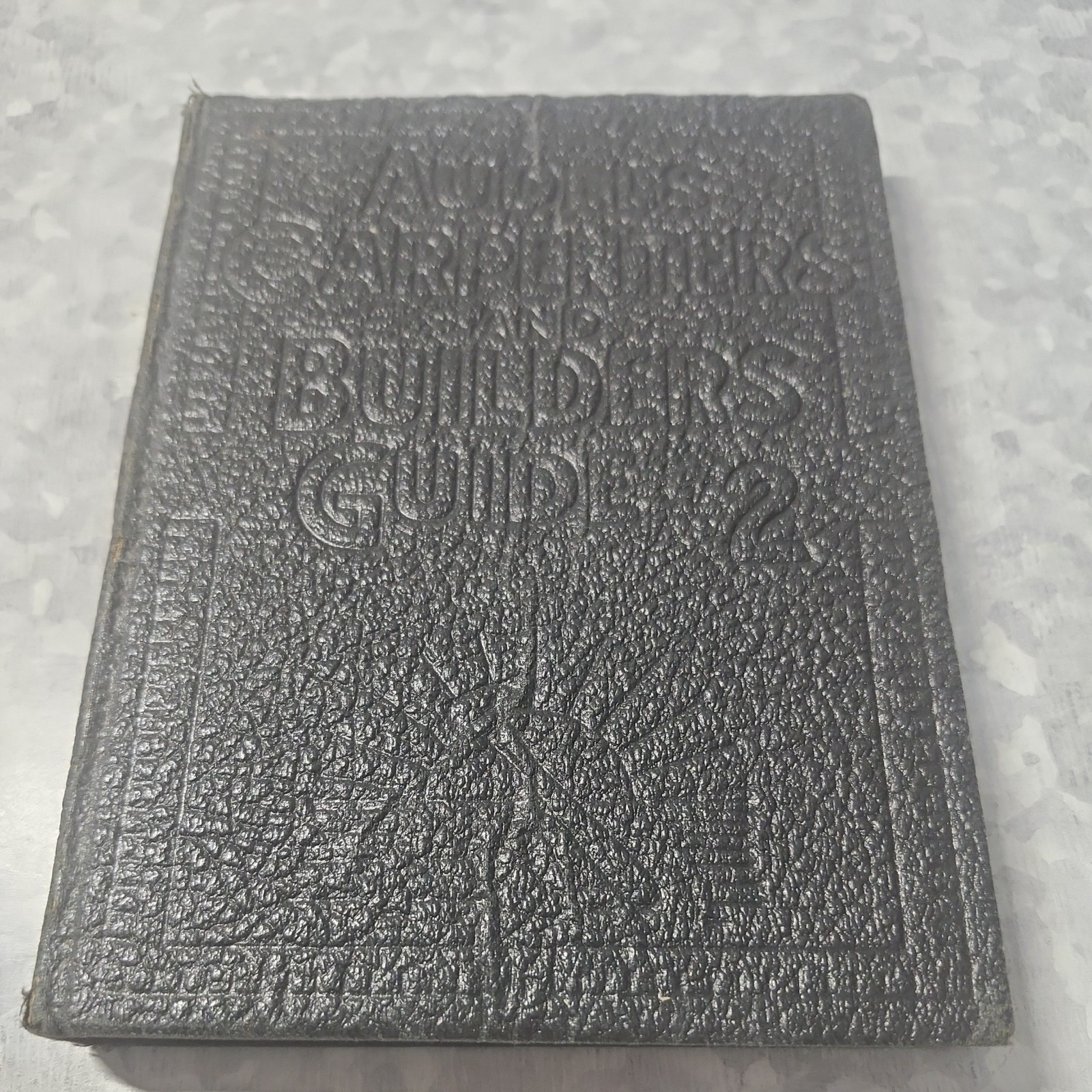 Audels Carpenters and Builders Guide Complete Set 1 – 3 Leather Bound 1947