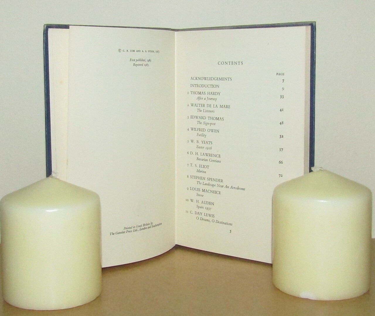 C B Cox & A E Dyson – Modern Poetry – 1st/2nd (1963 First Edition DJ)