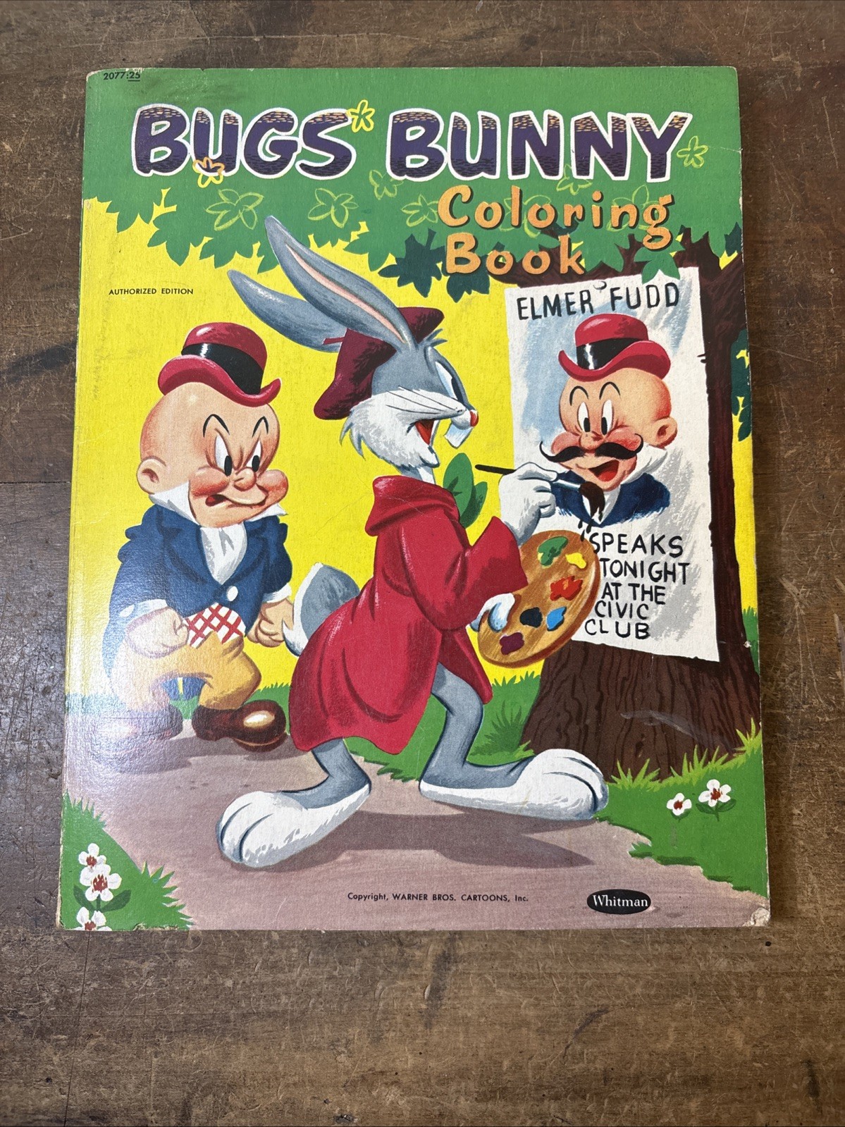 Vintage 1953 Bugs Bunny Coloring Book Whitman Publishing Bugs Bunny and Friends