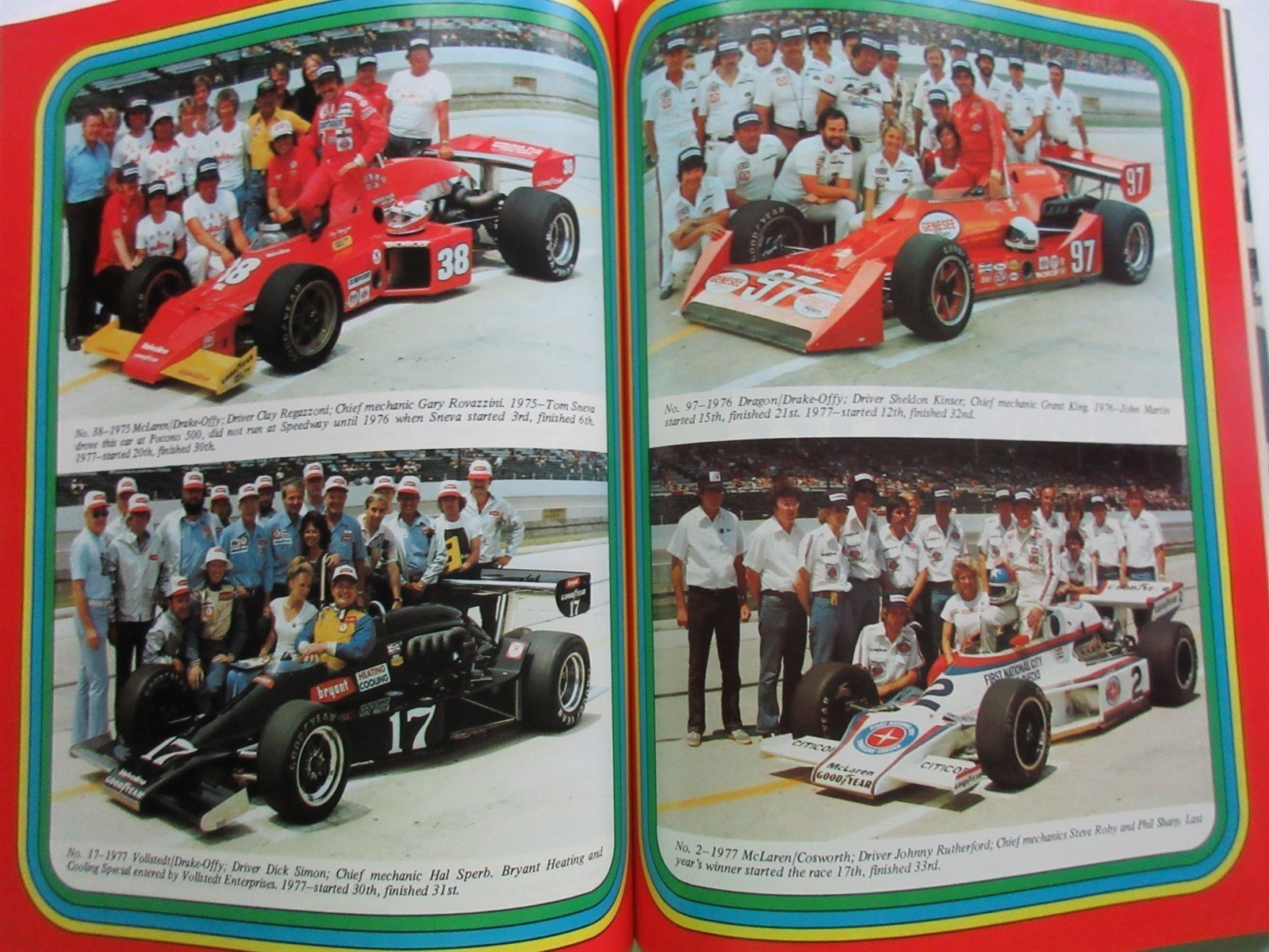 1977 Indianapolis 500 Carl Hungness softcover Yearbook