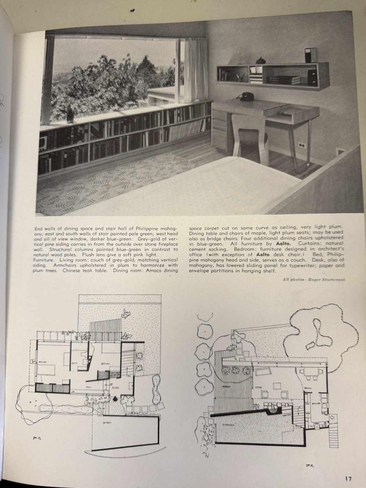 DESIGN OF MODERN INTERIORS, FORD, MODERNIST INTERIOR DESIGN 1940s Book 1st Ed