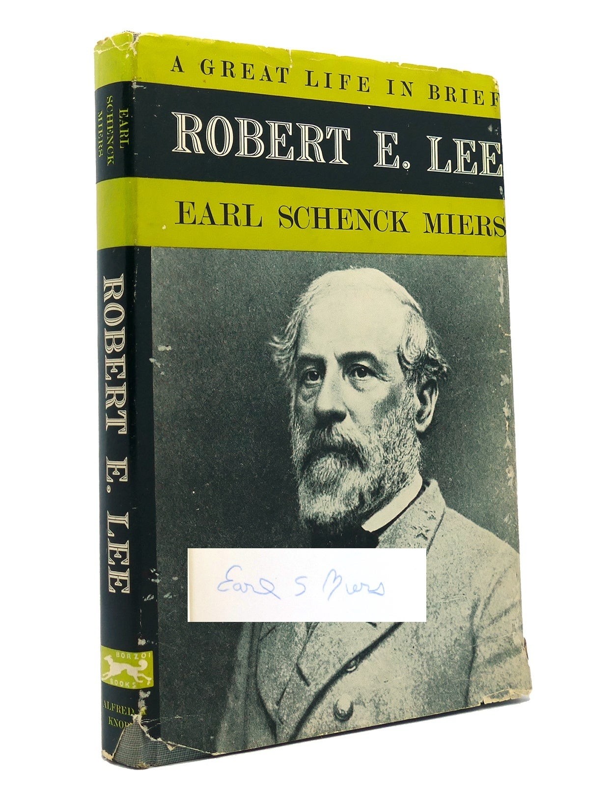 Earl Schenck Miers ROBERT E. LEE Signed 1st 1st Edition 1st Printing