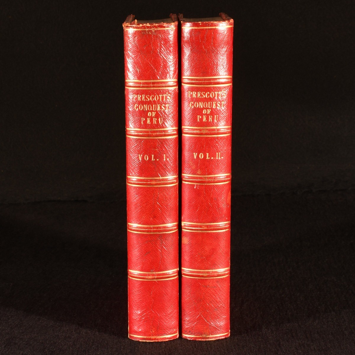 1850 2Vol History of the Conquest of Peru William H Prescott Sixth Edition Ha…