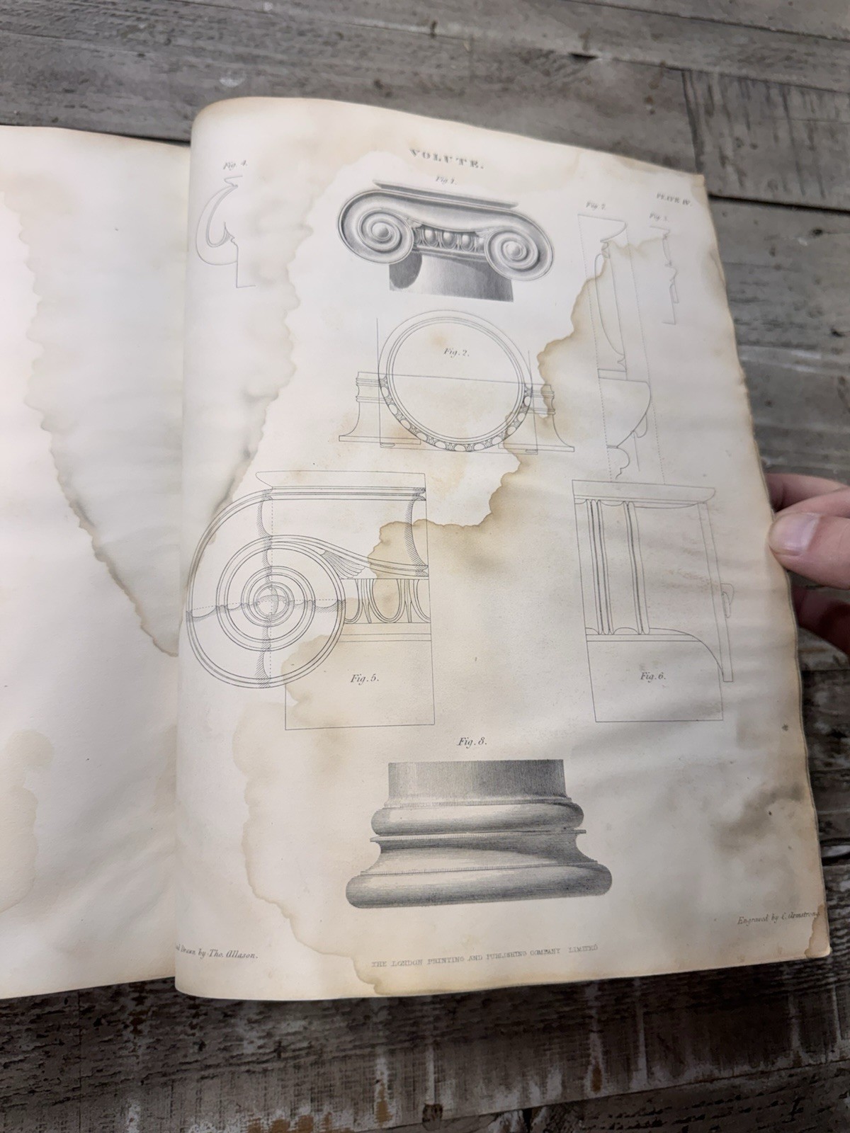 1862 Antique Architecture Book “Science and Practice of Architecture”