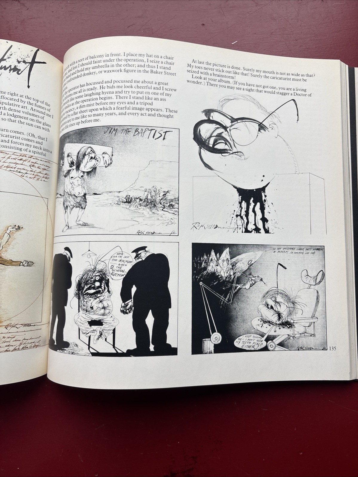 1984 RALPH STEADMAN Between The Eyes 1st Edition Paperback