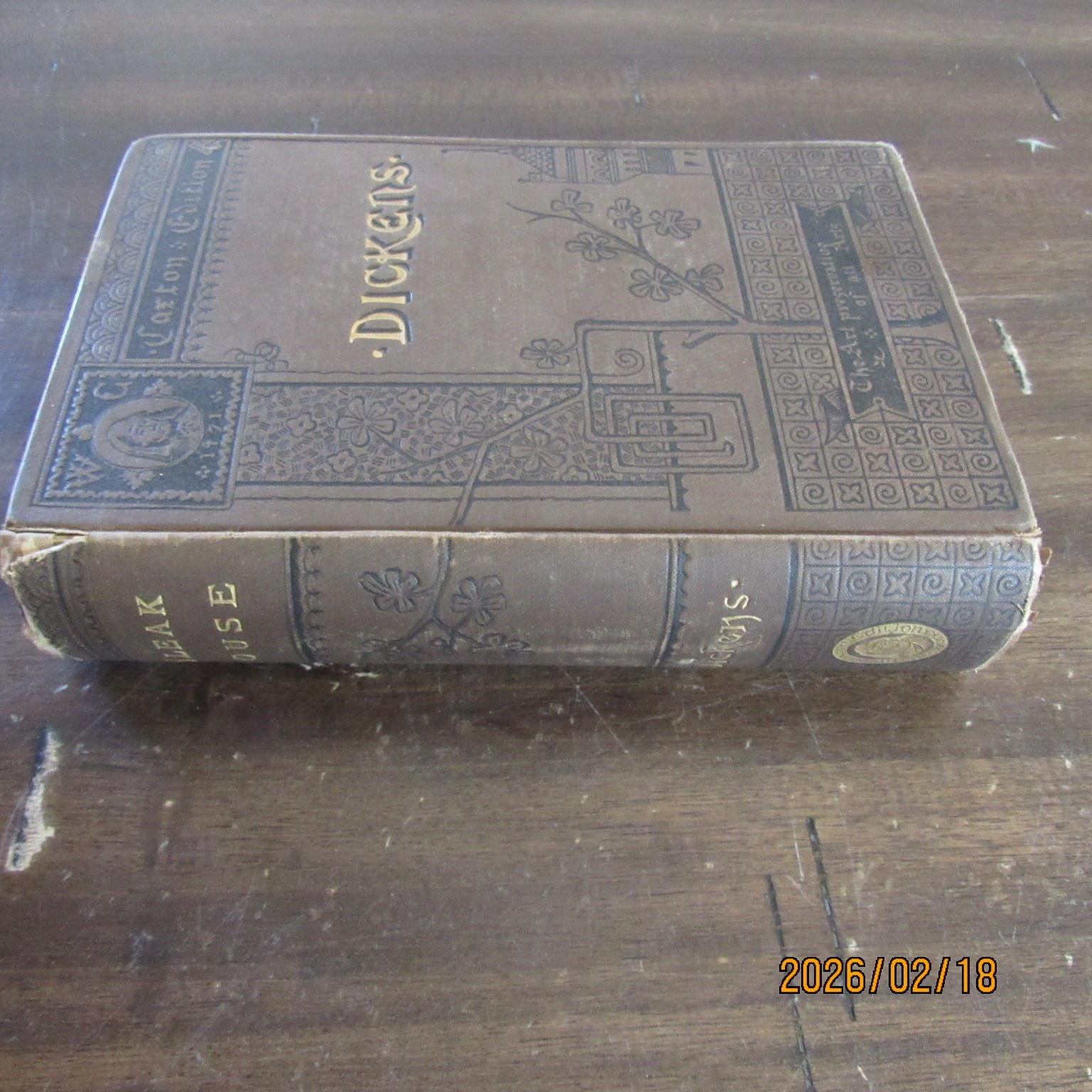 Bleak House Charles Dickens-John B. Alden-1883-Caxton Edition-P Barnard-Antique