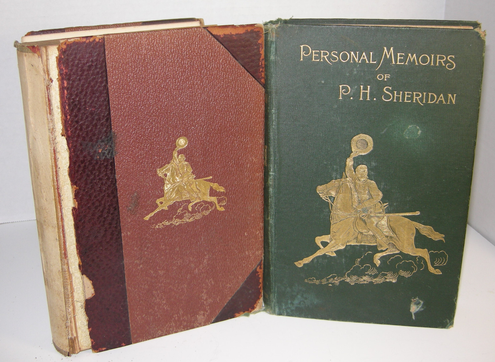 Personal Memoirs of P.H. Sheridan & MAPS volume 2 Hardcover Antique Books 1888
