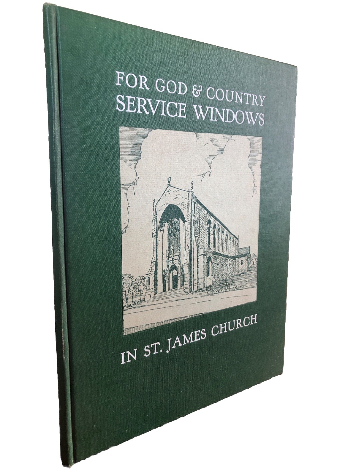 For God & Country (1945) WW II Service Windows-St. James Church Albany, NY