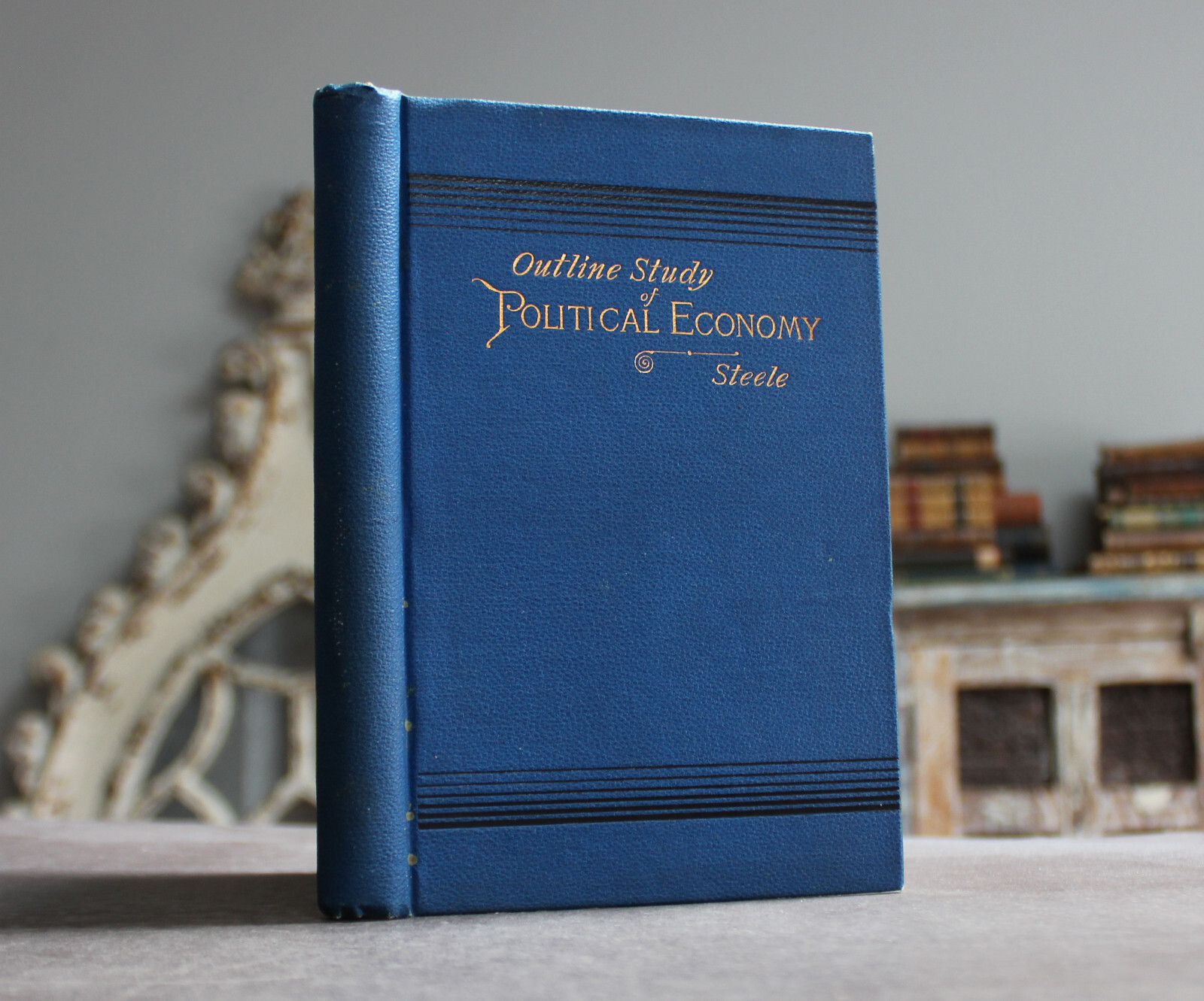 Rare Antique Old Book Political Economy 1885 Labor Capital Free Trade Scarce +++