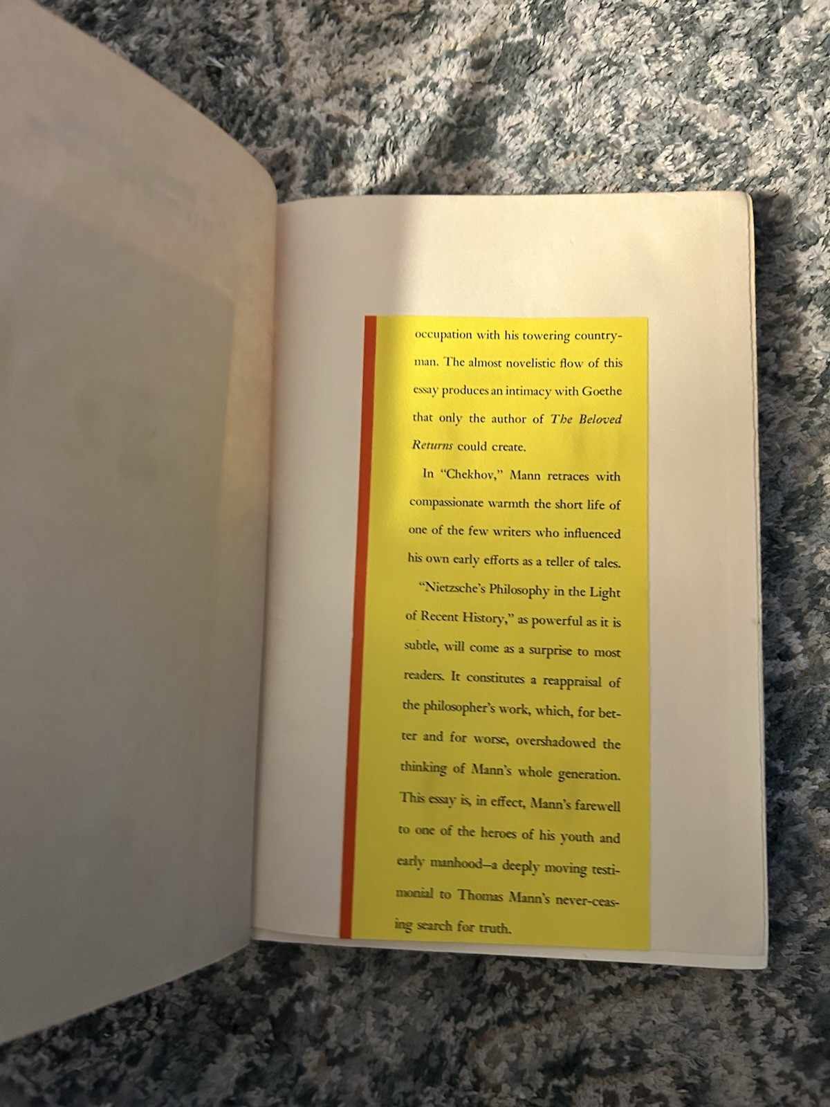 Thomas Mann / Last Essays / 1st Edition / HCDJ / Knopf 1959 / Ex Libris