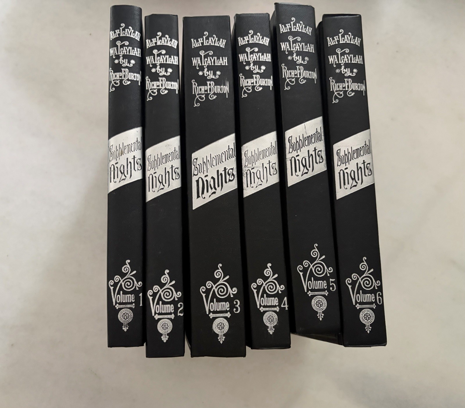 Arabian Nights and Supplemental Nights 16 Volumes Richard F Burton Book Set USA