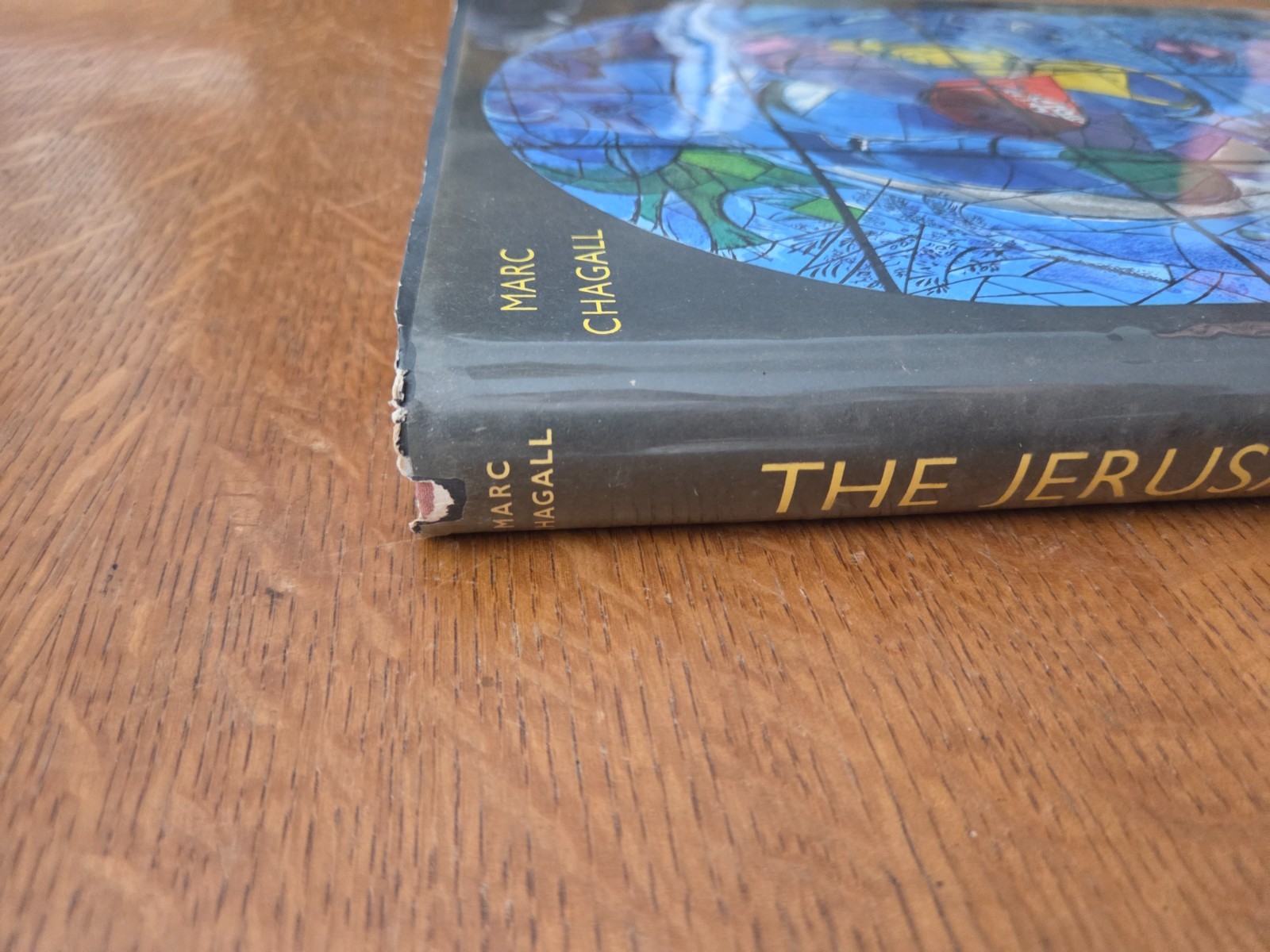 Marc Chagall The Jerusalem Windows 1962 Hardcover Book DJ 2 Original Lithographs