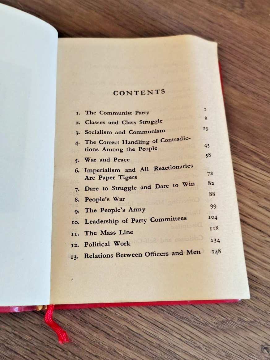 Quotations from Chairman Mao Tsetung 1972 Printing Little Red Book