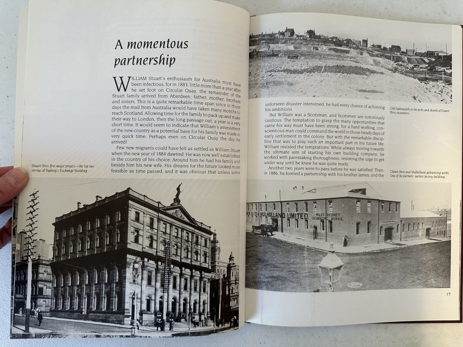 The Next Century Stuart Bros New South Wales construction company history NSW