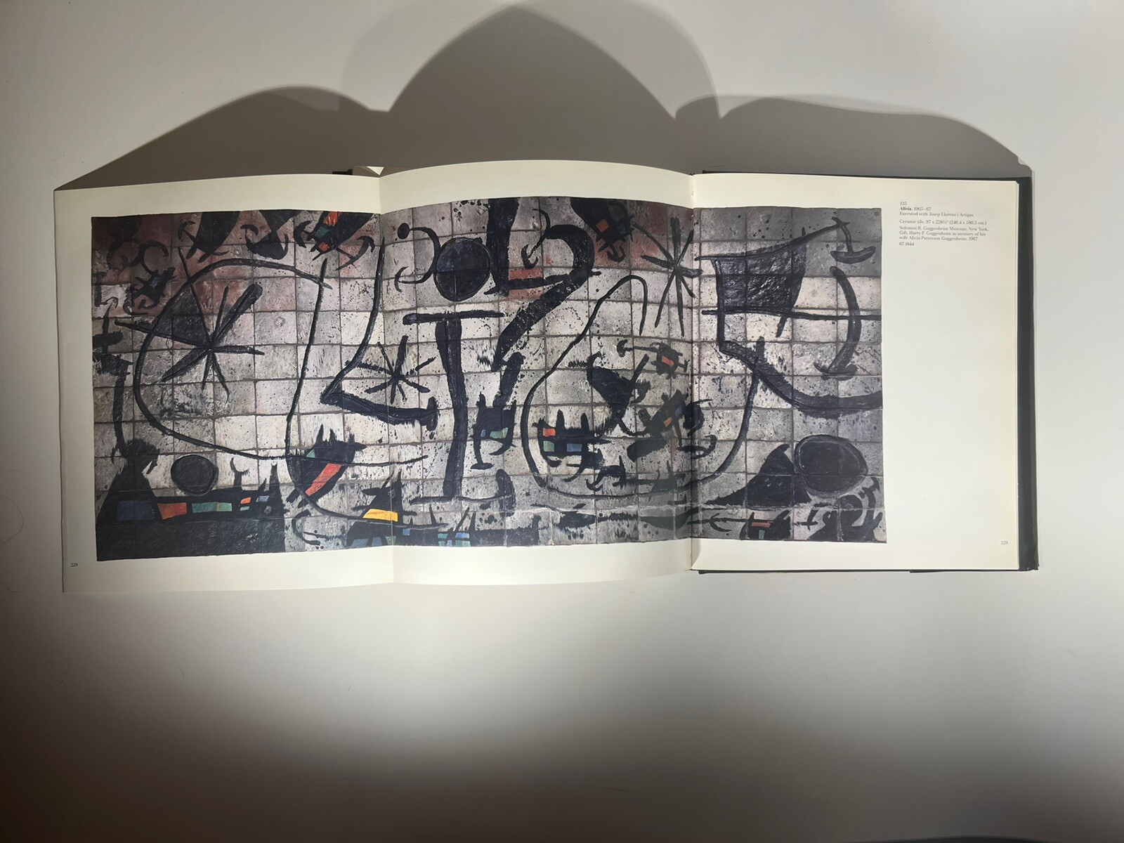 JOAN MIRO:A RETROSPECTIVE RARE 1987 1ST ED LITHOGRAPH PRINT HC EXHIBIT ART BOOK
