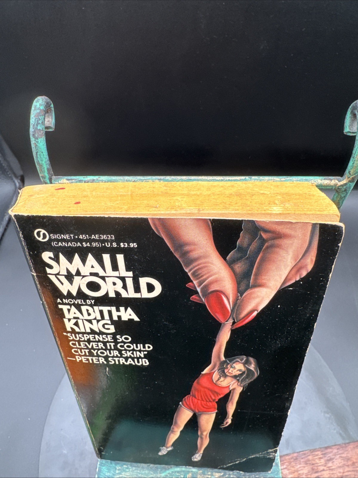 1981 Small World Tabitha King Vintage Paperback Sexy Suspense Thriller