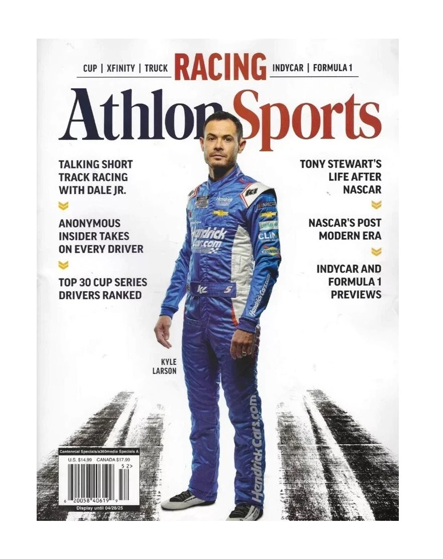 Athlon Sports Racing Magazine 2025 | Kyle Larson Cover | FORMULA 1