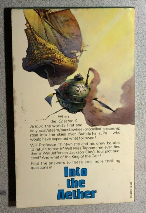 INTO THE AETHER by Richard A. Lupoff (1974) Dell SF paperback 1st