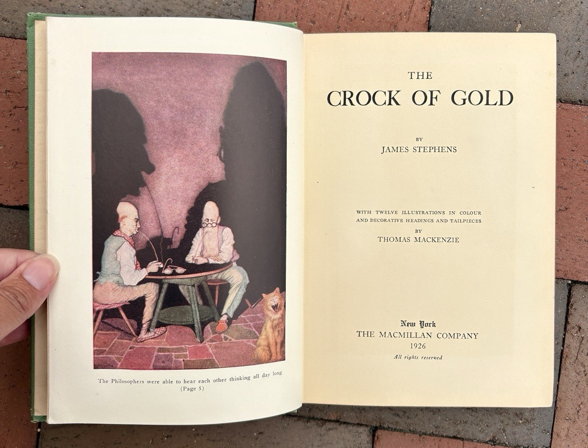 1926 The Crock of Gold Irish Folklore Pan Fantasy Mythology Ireland Faun Comedy