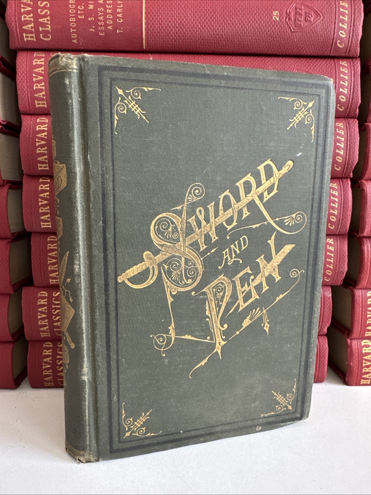 Sword And Pen Or Ventures And Adventures Of Willard Glazier 1883 Book Decorative