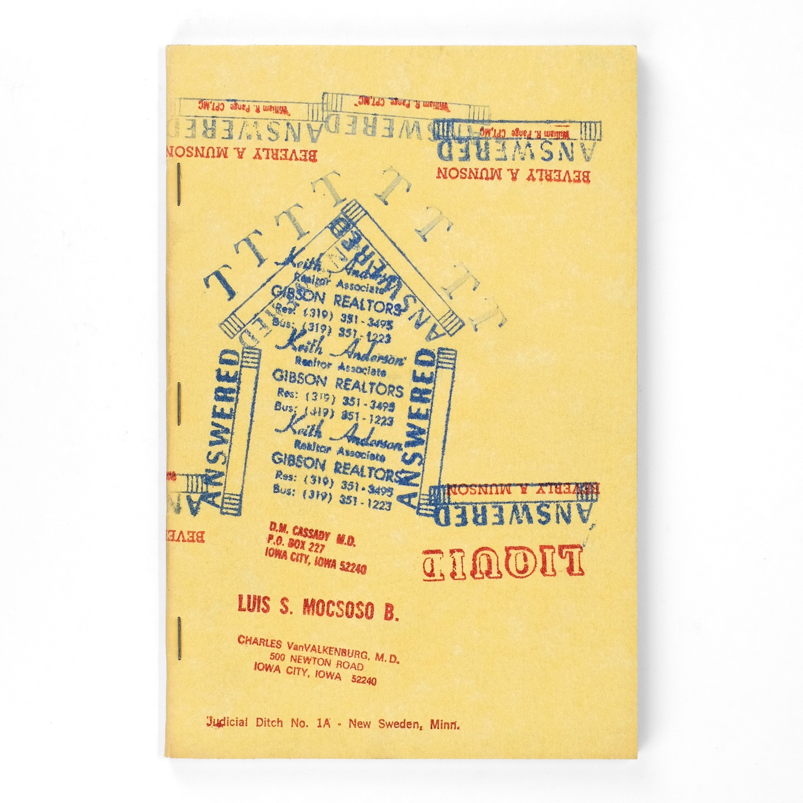The Final E / Joyce Holland [Dave Morice] / Concrete Poetry 1978